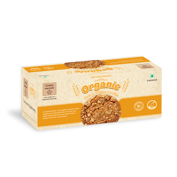 Oragnic Oats & Raisins Cookies
